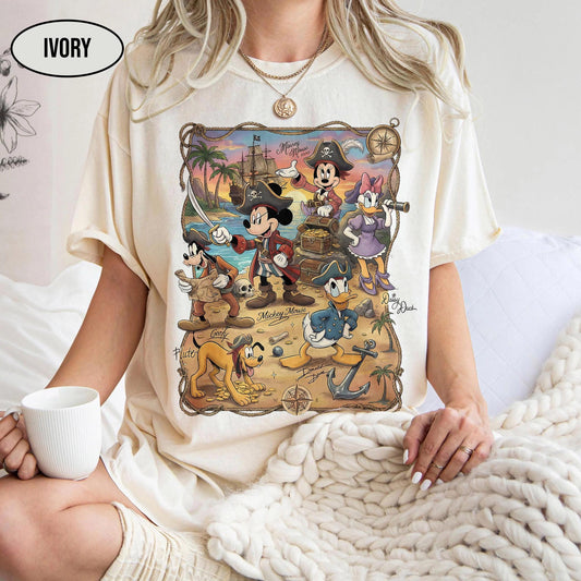 Comfort Colors Retro Disney Pirate — Comfort Colors Tee