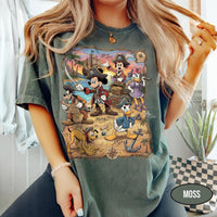 Comfort Colors Retro Disney Pirate — Bella+Canvas Tee fan art by Snagva (3)