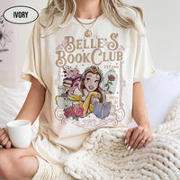 Belle's Book Club — Gildan Hoodie fan art by Snagva (2)