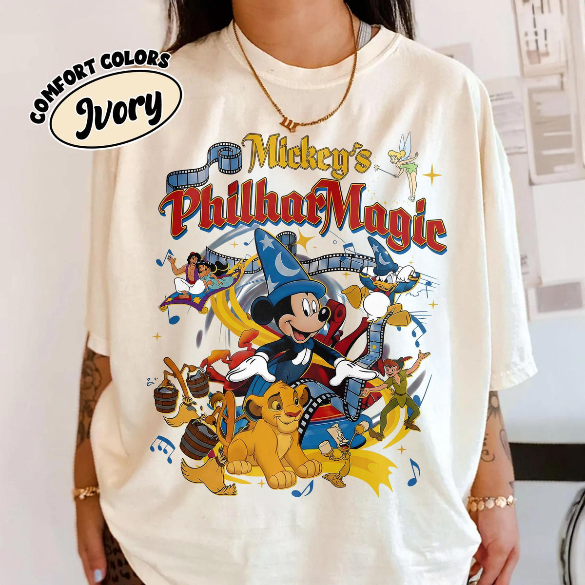 Retro Mickey’s PhilharMagic — Comfort Colors Tee fan art by Snagva