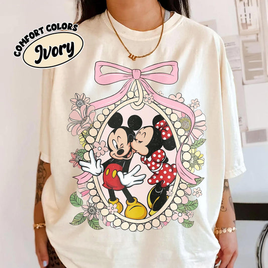 Retro Comfort Colors Valentine Disney — Bella+Canvas Tee