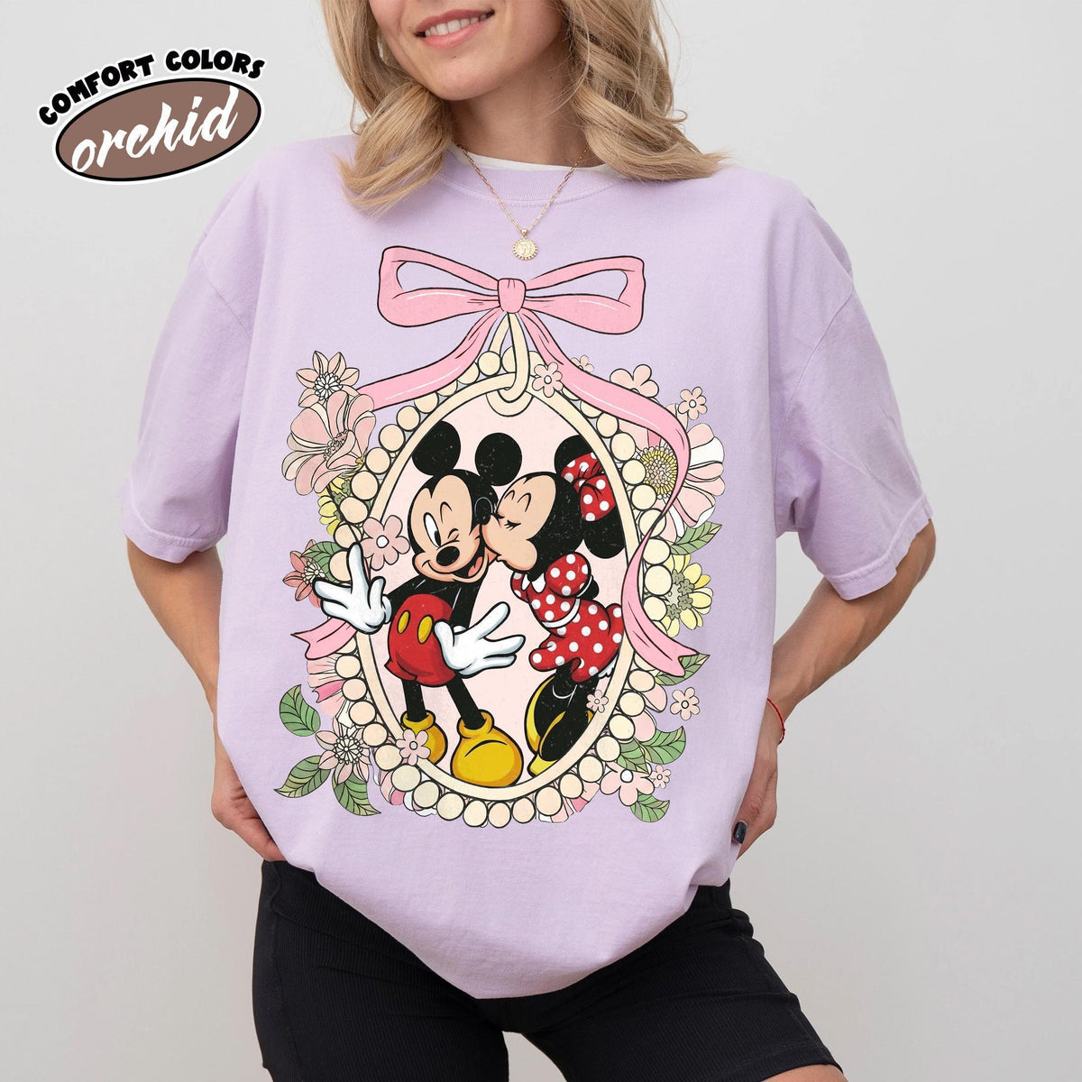 Retro Comfort Colors Valentine Disney — Gildan Sweatshirt fan art by Snagva (4)