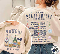 Retro Comfort Colors Epcot Drinking — Bella+Canvas Tee fan art by Snagva (3)