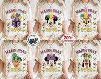 Personalized Mickey & Friends Disney Mardi Gras Shirts — Gildan Sweatshirt fan art by Snagva (3)