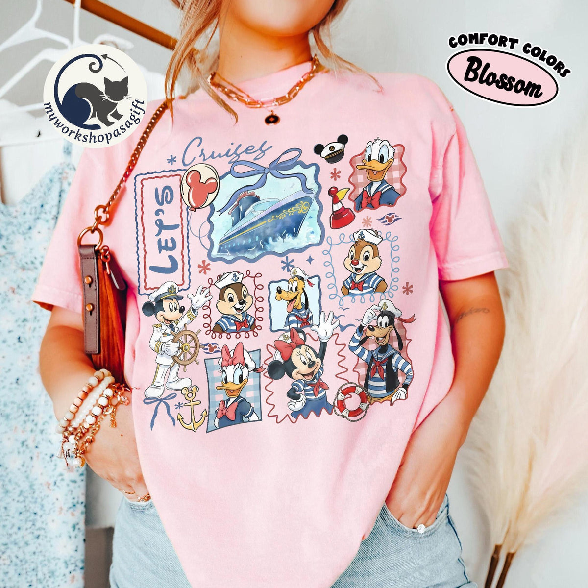 Personalized Disney Cruise Line Shirts — Gildan Hoodie fan art by Snagva (4)