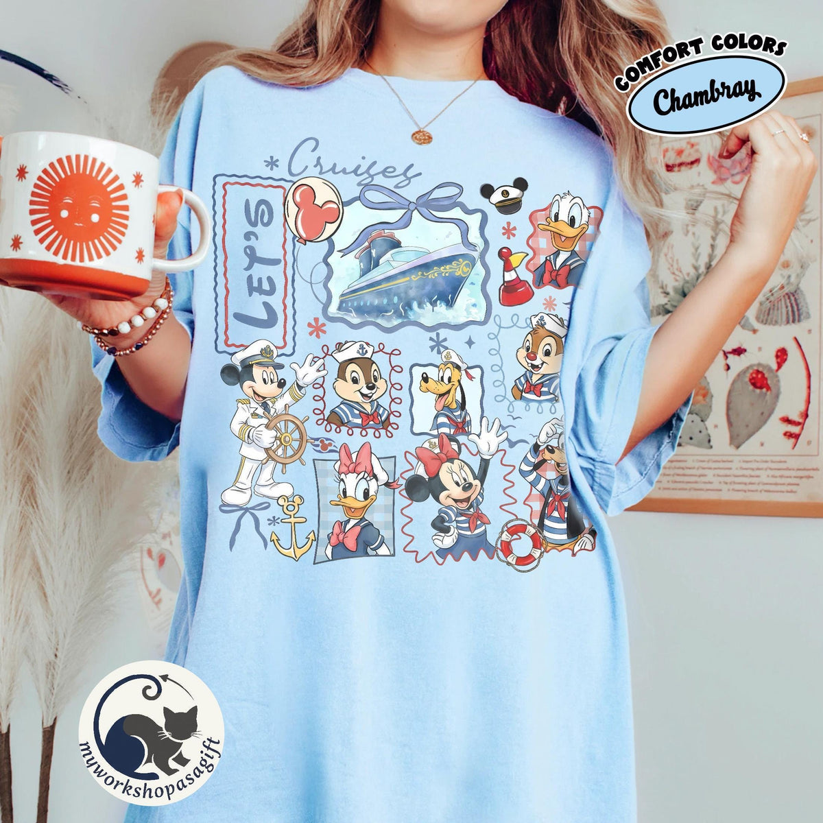 Personalized Disney Cruise Line Shirts — Gildan Sweatshirt fan art by Snagva (5)