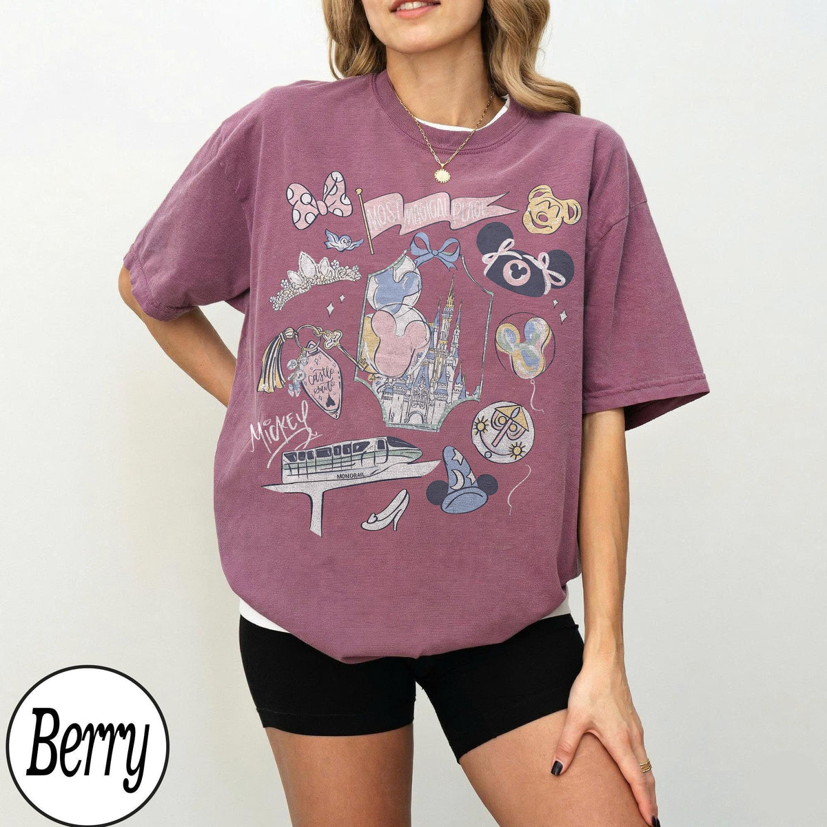 Comfort Colors Disney Magical Castle — Comfort Colors Tee fan art by Snagva (5)