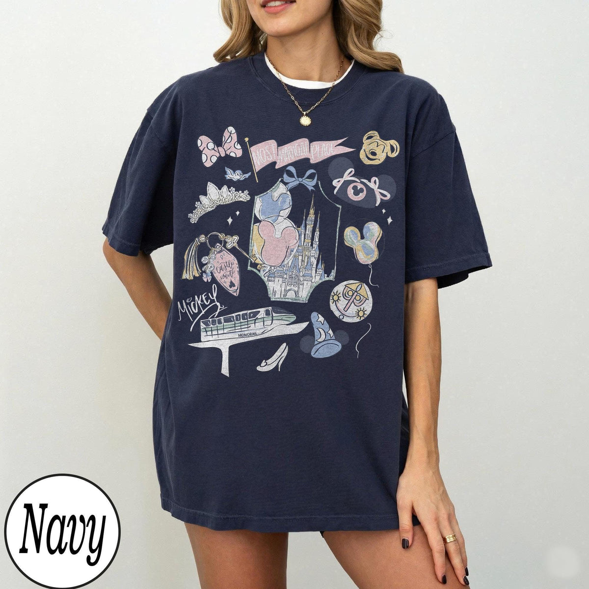 Comfort Colors Disney Magical Castle — Bella+Canvas Tee fan art by Snagva (8)