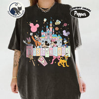 Mickey Friends Magical Castle Disneyland Comfort Colors — Gildan Hoodie fan art by Snagva (4)