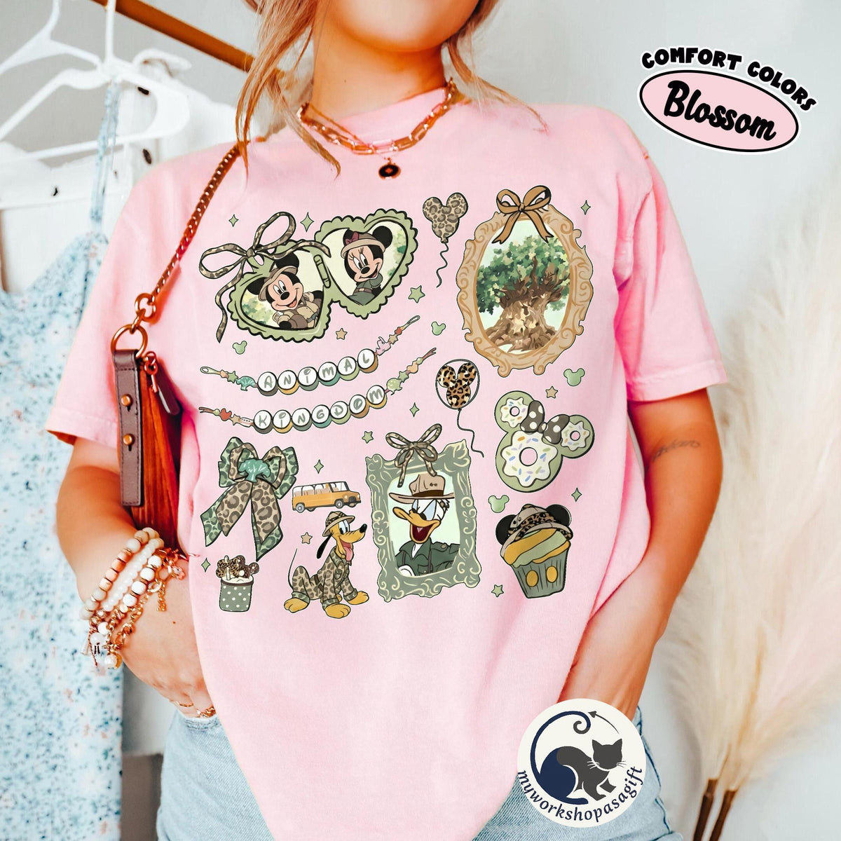 Coquette Bow Disney Animal Kingdom Shirts — Gildan Sweatshirt fan art by Snagva