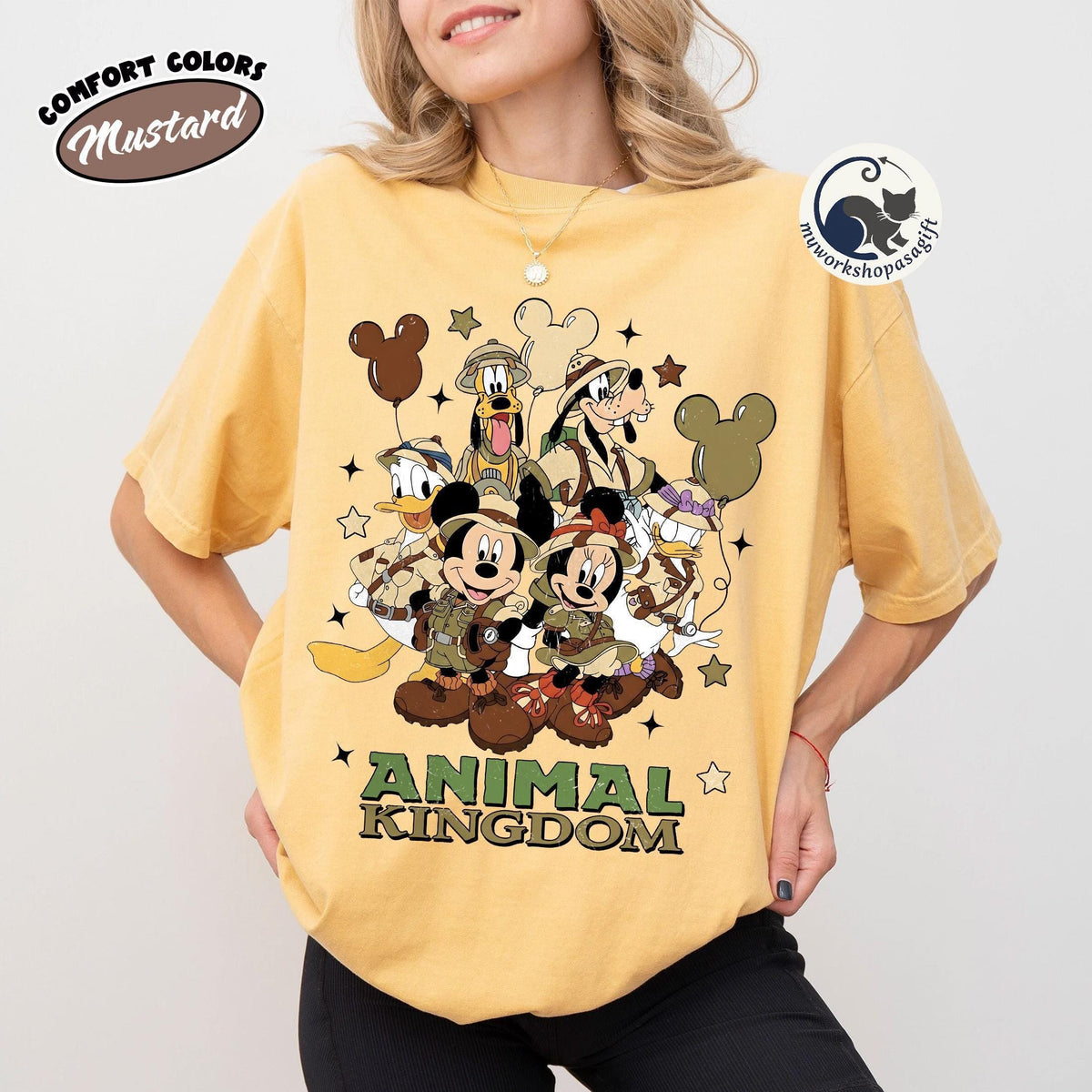 Coquette Bow Mickey Safari Christmas 2025 — Gildan Sweatshirt fan art by Snagva (5)