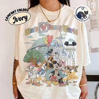 Comfort Colors Retro Walt Disney World — Gildan Hoodie fan art by Snagva (2)