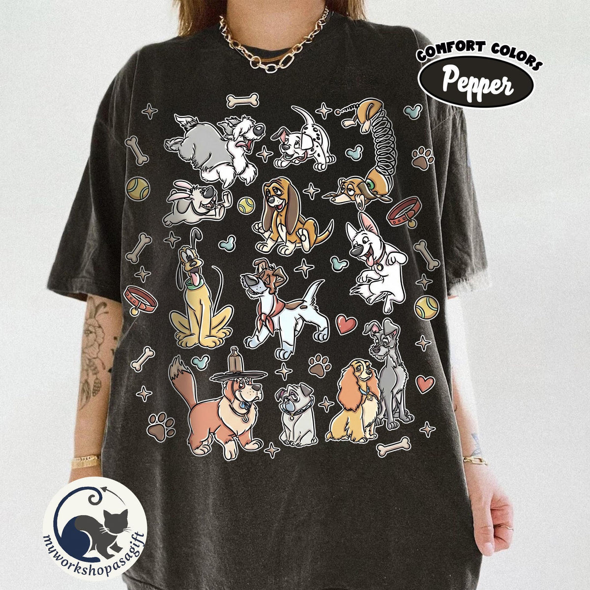 Comfort Colors® Disney Dogs — Gildan Sweatshirt fan art by Snagva (6)