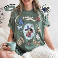 Comfort Colors Sorcerer Mickey Fantasia Shirts — Comfort Colors Tee fan art by Snagva (5)