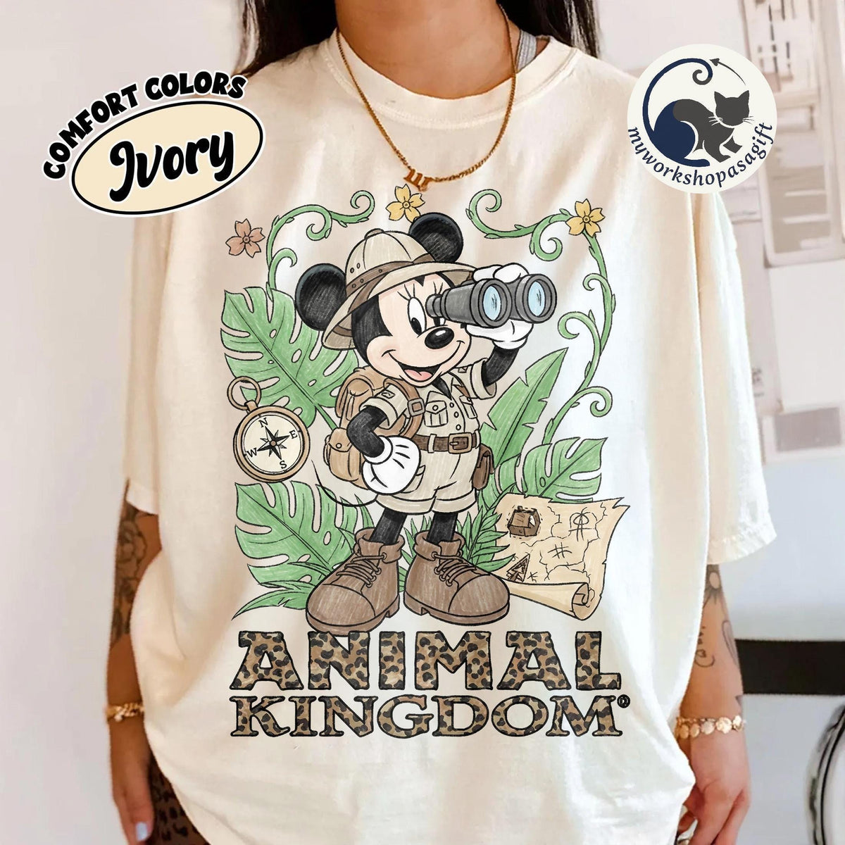 Comfort Colors Safari Mickey & Friends — Comfort Colors Tee fan art by Snagva (2)