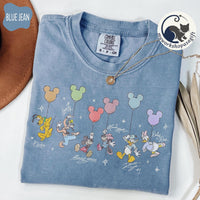 Comfort Colors Retro Mickey & Friends Signatures — Bella+Canvas Tee fan art by Snagva (3)