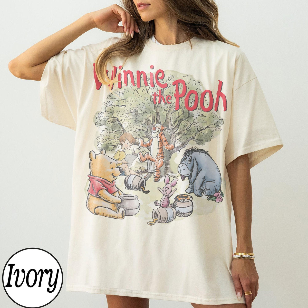 Comfort Colors Winnie the Pooh Tigger Piglet Eeyore — Gildan Sweatshirt fan art by Snagva