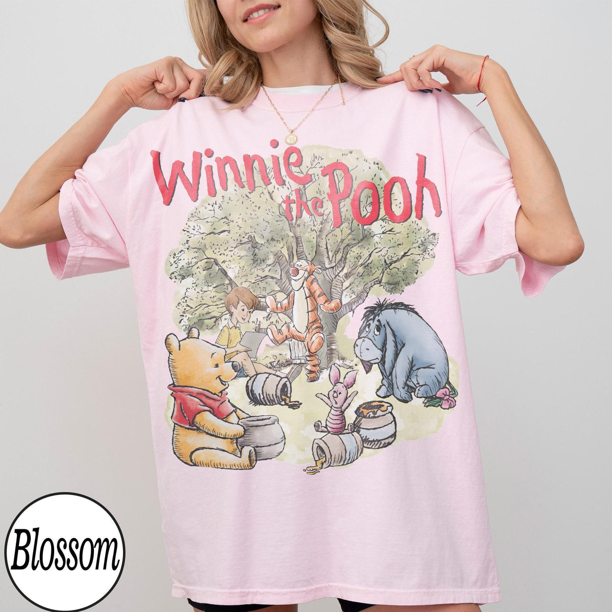 Comfort Colors Winnie the Pooh Tigger Piglet Eeyore — Bella+Canvas Tee fan art by Snagva (3)