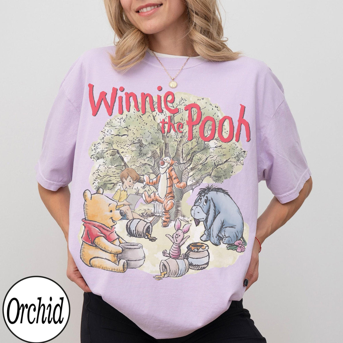 Comfort Colors Winnie the Pooh Tigger Piglet Eeyore — Gildan Sweatshirt fan art by Snagva (4)