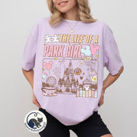 Retro The Life Of A Park Girl Disney Castle — Gildan Sweatshirt fan art by Snagva (4)