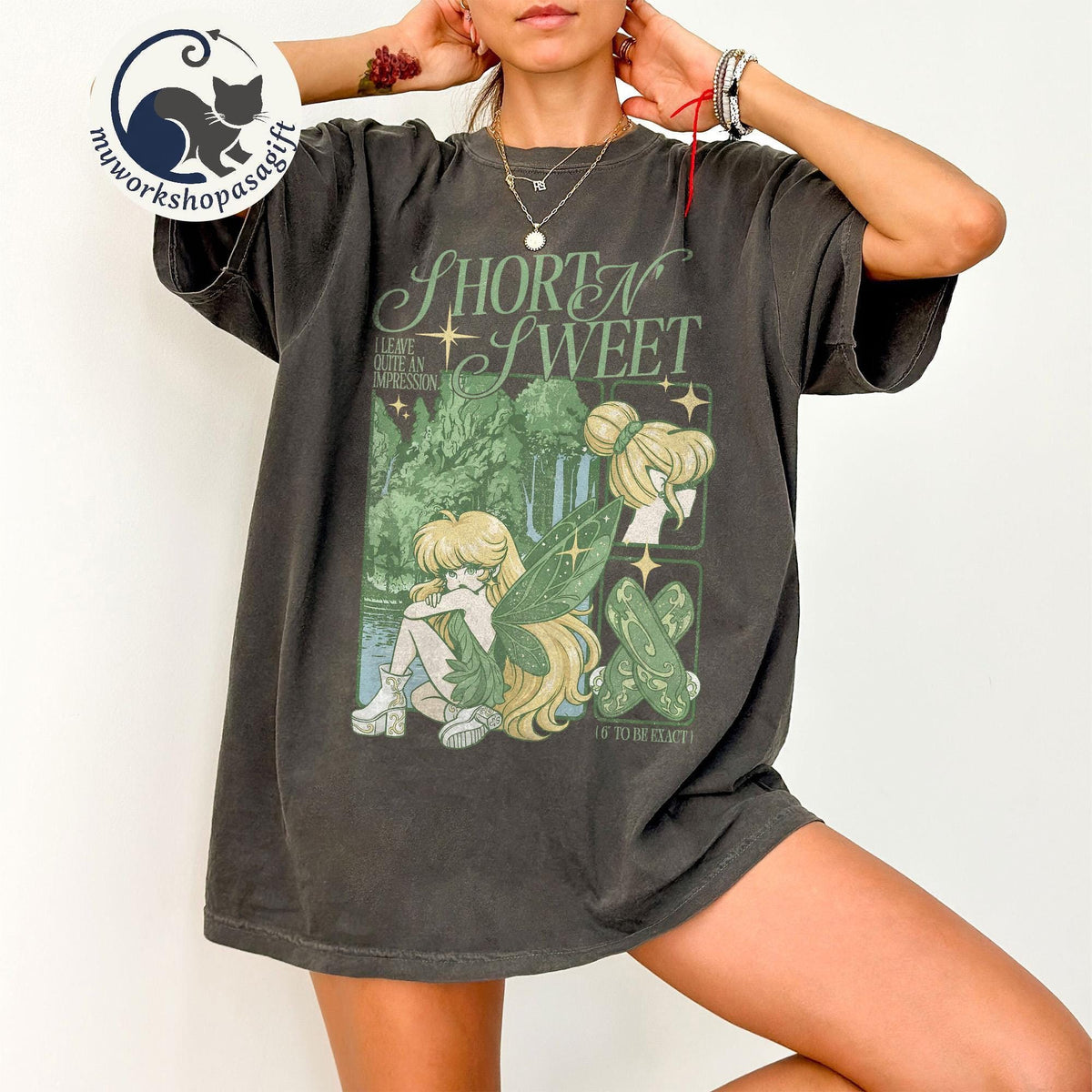Comfort Colors Tinker Bell — Bella+Canvas Tee fan art by Snagva (3)