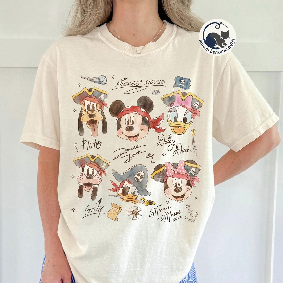 Retro Disney Pirate Comfort Colors — Comfort Colors Tee fan art by Snagva