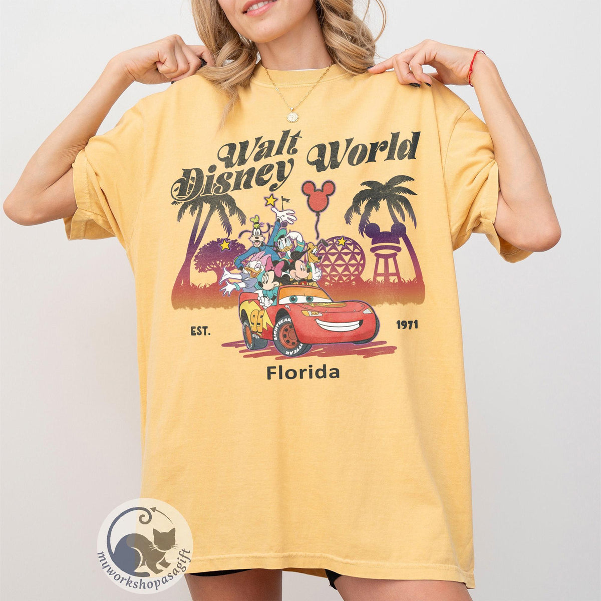 Retro Comfort Colors Walt Disney World Shirts — Gildan Sweatshirt fan art by Snagva (5)