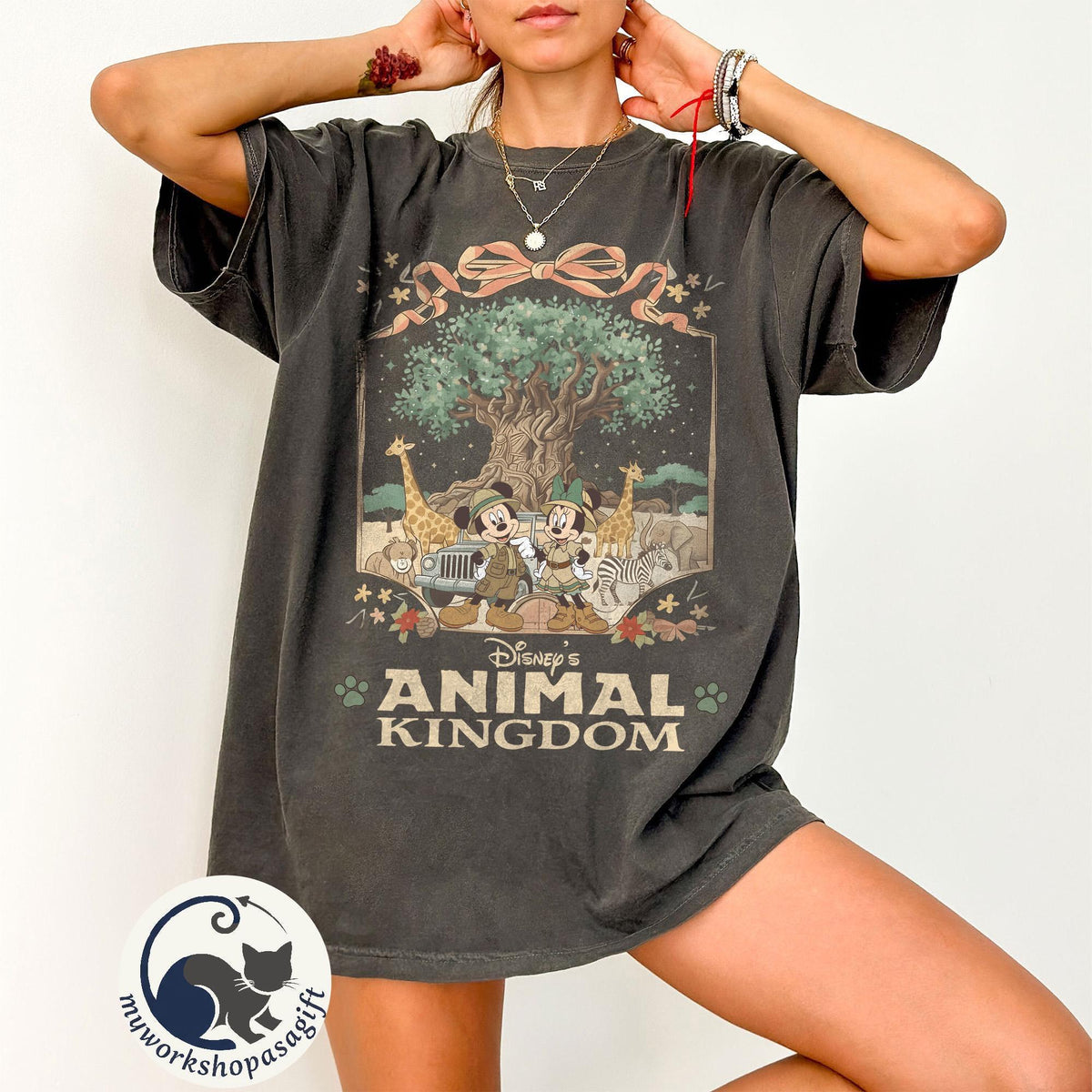 Retro Animal Kingdom Comfort Colors — Comfort Colors Tee fan art by Snagva