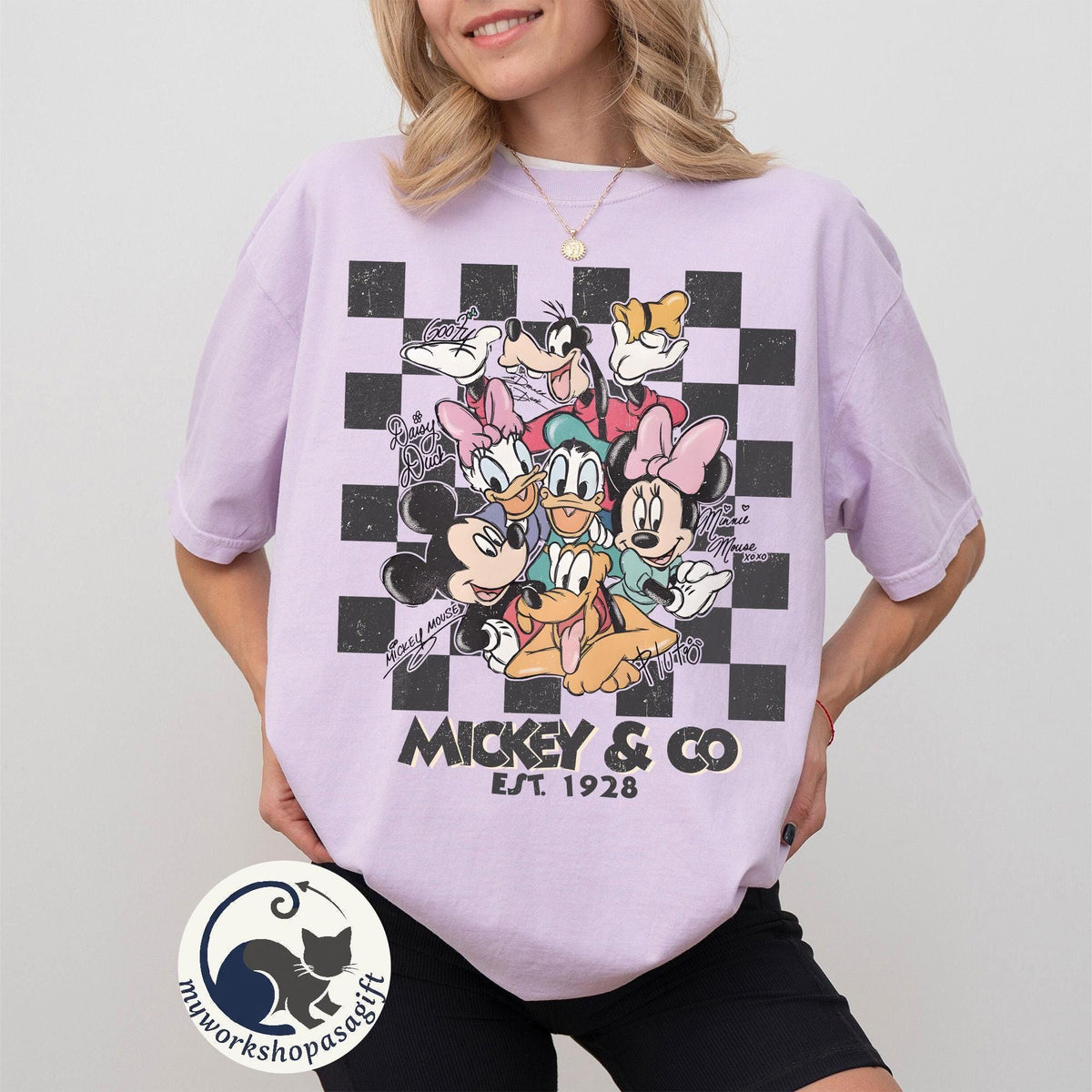 Retro Mickey Minnie Shirts — Bella+Canvas Tee fan art by Snagva (3)
