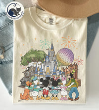 Retro Mickey Disneyworld Comfort Colors — Gildan Hoodie fan art by Snagva (3)