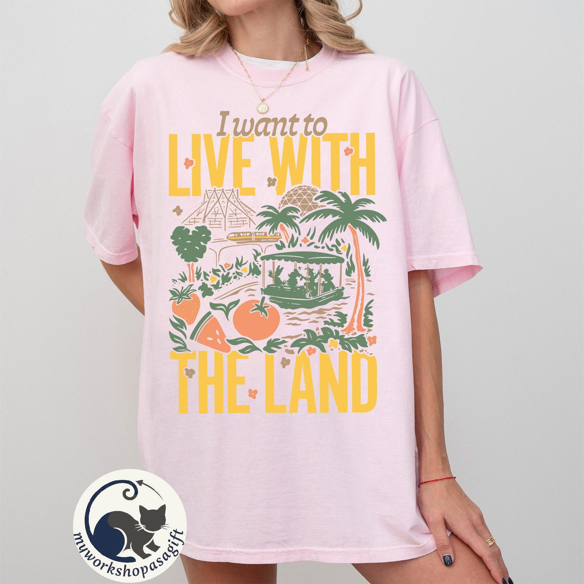 Retro Epcot The Land — Gildan Sweatshirt fan art by Snagva (3)