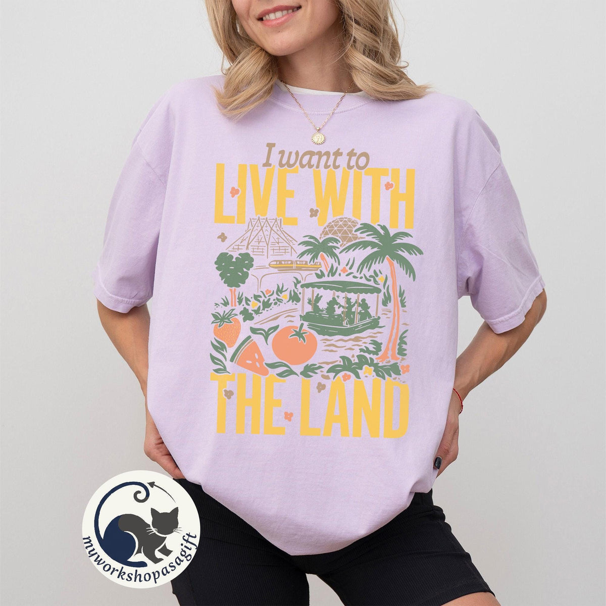 Retro Epcot The Land — Bella+Canvas Tee fan art by Snagva (4)