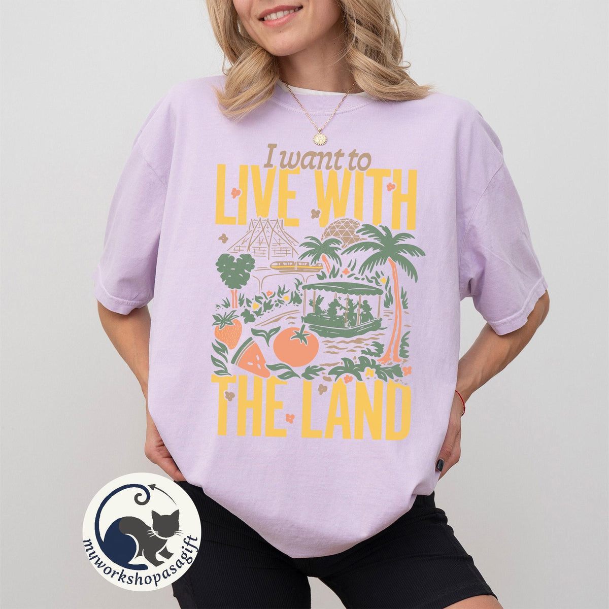 Retro Epcot The Land — Gildan Sweatshirt fan art by Snagva (4)