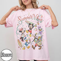 Retro Disney Summer Vibes — Gildan Hoodie fan art by Snagva (6)