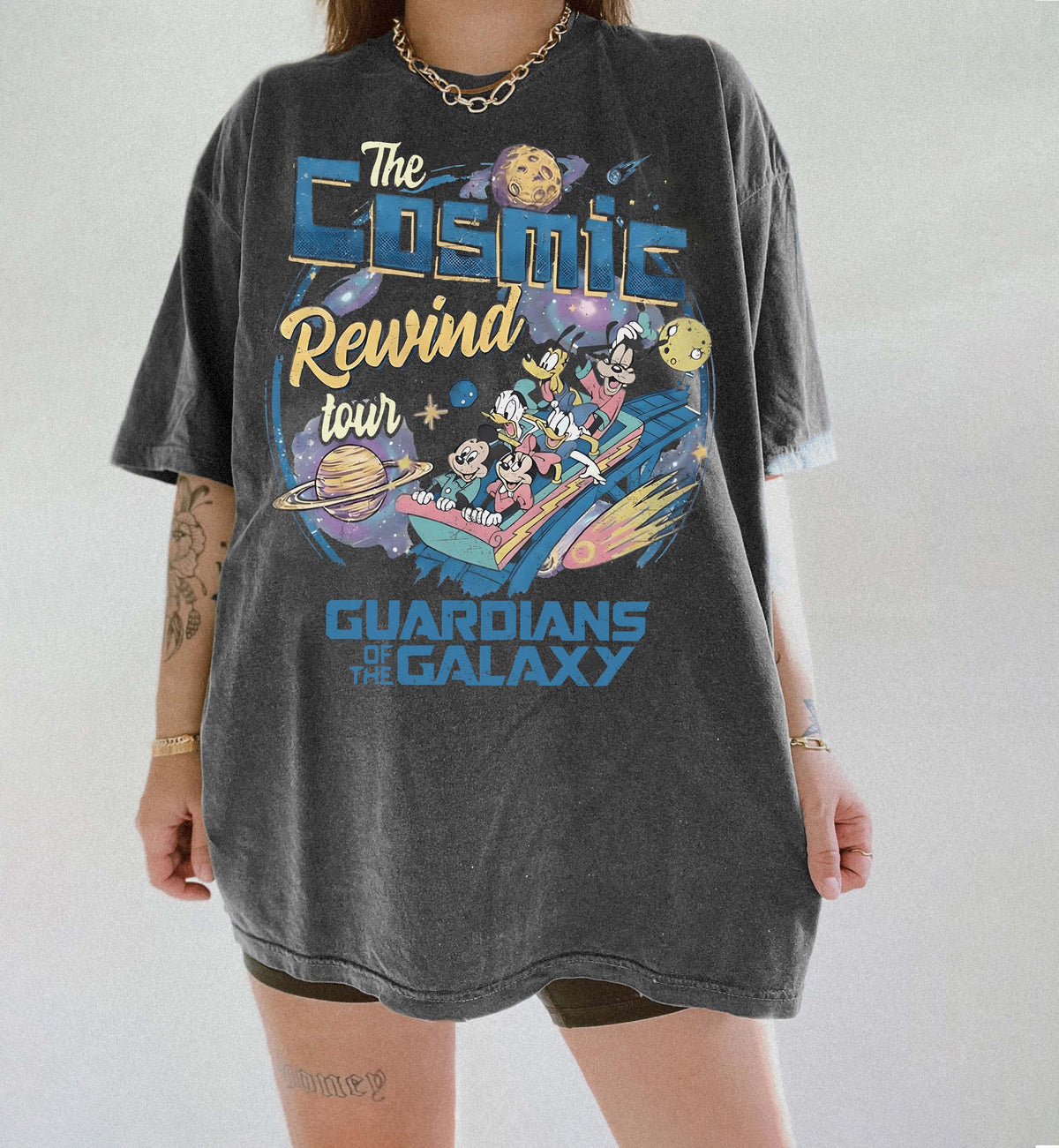 Retro 80s Guardians Of The Galaxy Cosmic Rewind Comfort Colo — Bella+Canvas Tee fan art by Snagva (2)