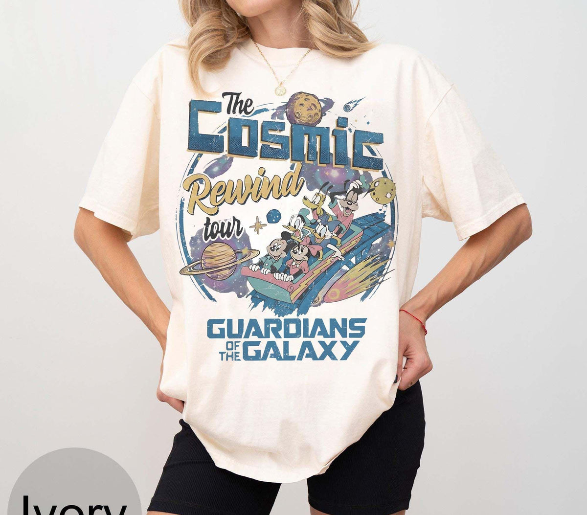 Retro 80s Guardians Of The Galaxy Cosmic Rewind Comfort Colo — Bella+Canvas Tee fan art by Snagva (4)
