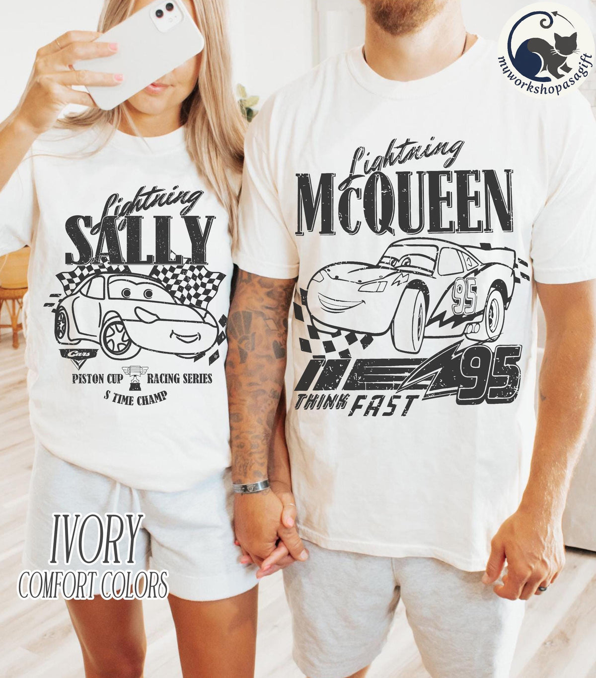 Retro Disney Cars — Gildan Sweatshirt fan art by Snagva (2)