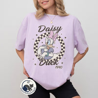 Retro Checkered Disney — Comfort Colors Tee fan art by Snagva (4)