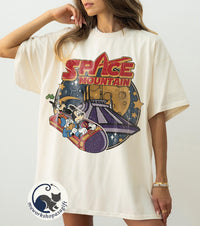 Retro 90s Space Mountain Comfort Colors — Comfort Colors Tee fan art by Snagva (2)