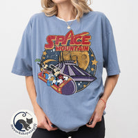 Retro 90s Space Mountain Comfort Colors — Gildan Sweatshirt fan art by Snagva (5)