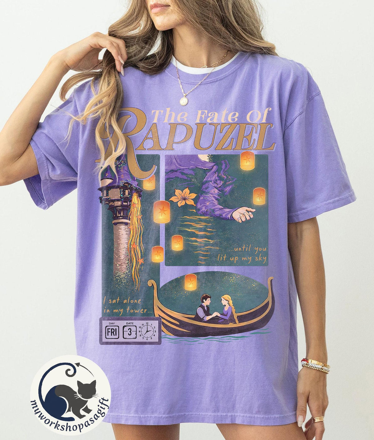 Rapunzel The Fate of Rapunzel Comfort Colors — Comfort Colors Tee fan art by Snagva (3)