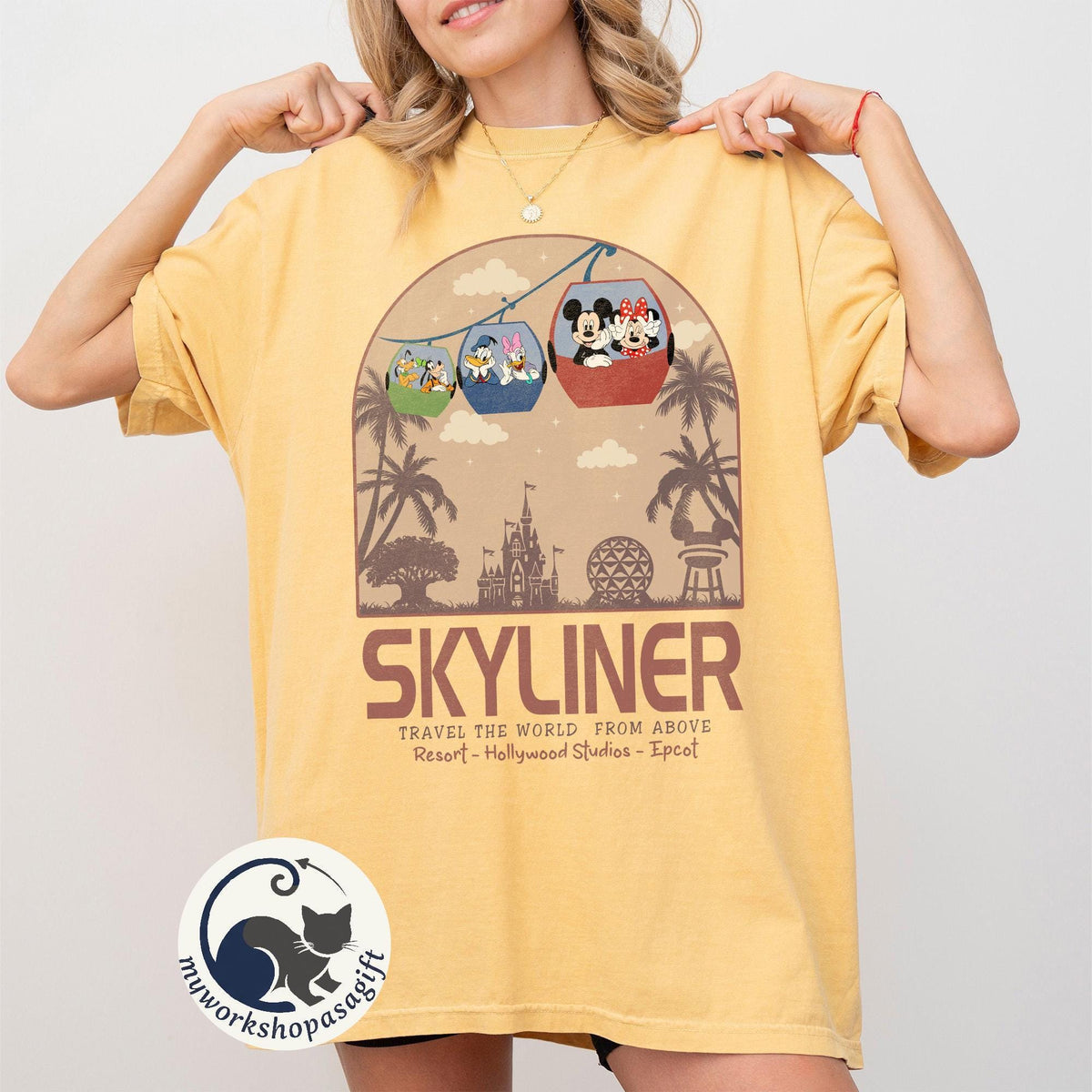 Mickey and Friends Safari Comfort Colors — Gildan Sweatshirt fan art by Snagva (5)