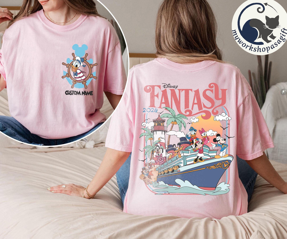 Personalized Disney Cruise 2026 Shirts — Gildan Hoodie fan art by Snagva (3)