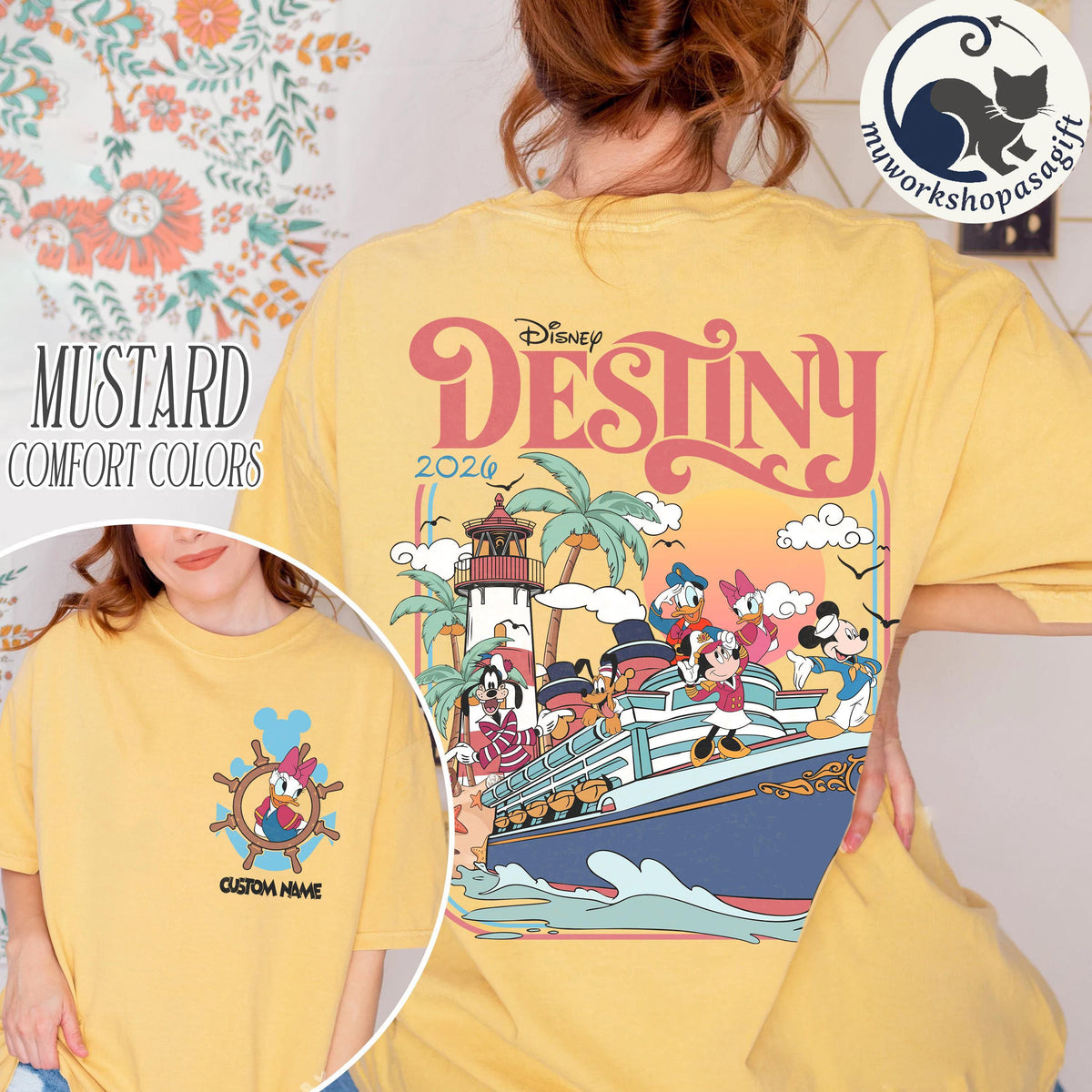 Personalized Disney Cruise 2026 Shirts — Gildan Hoodie fan art by Snagva (4)