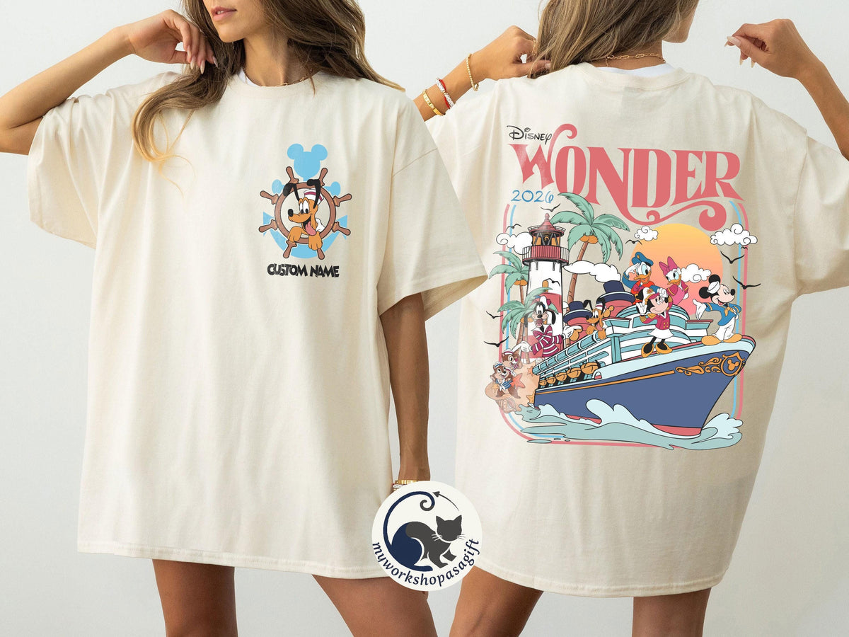 Personalized Disney Cruise 2026 Shirts — Comfort Colors Tee fan art by Snagva (6)