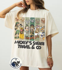 Mickey and Friends Safari Comfort Colors — Gildan Sweatshirt fan art by Snagva (3)