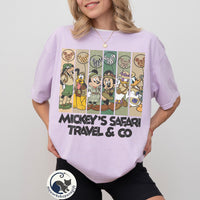 Mickey and Friends Safari Comfort Colors — Bella+Canvas Tee fan art by Snagva (4)