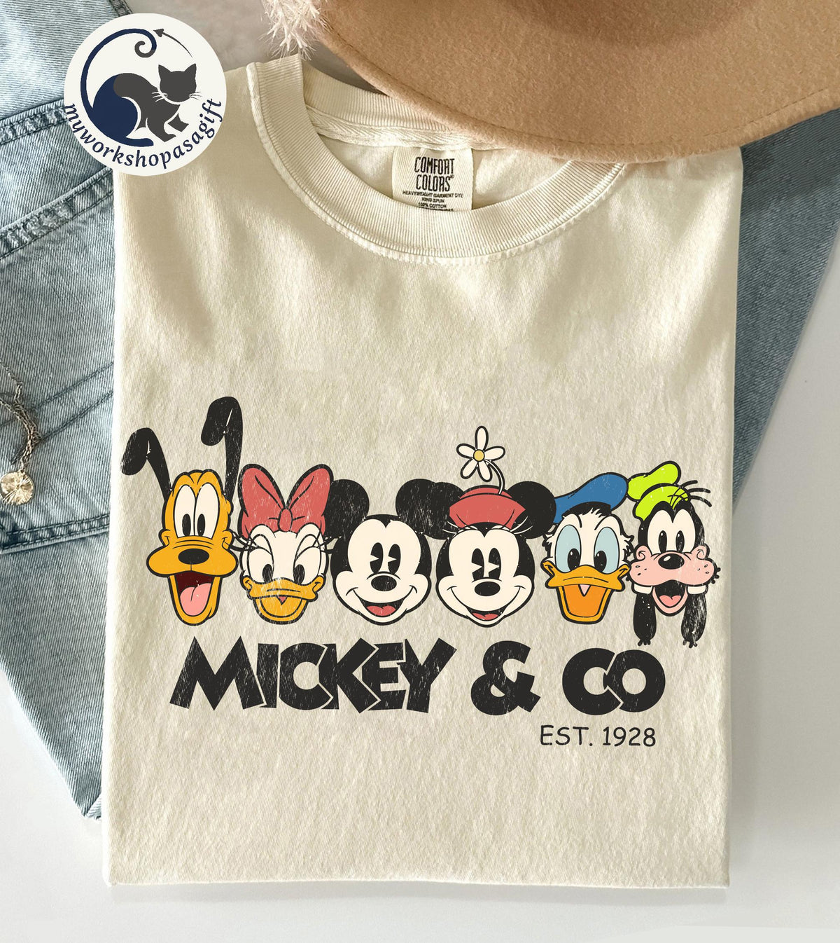 Mickey and Co Comfort Colors — Gildan Sweatshirt fan art by Snagva (3)
