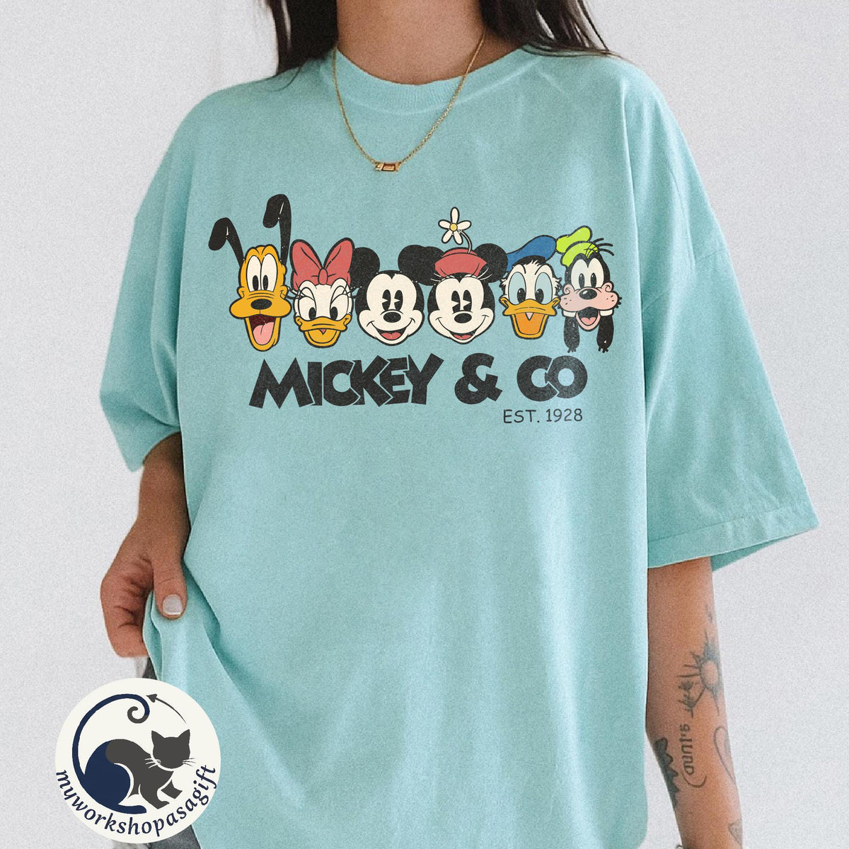 Mickey and Co Comfort Colors — Gildan Sweatshirt fan art by Snagva (4)