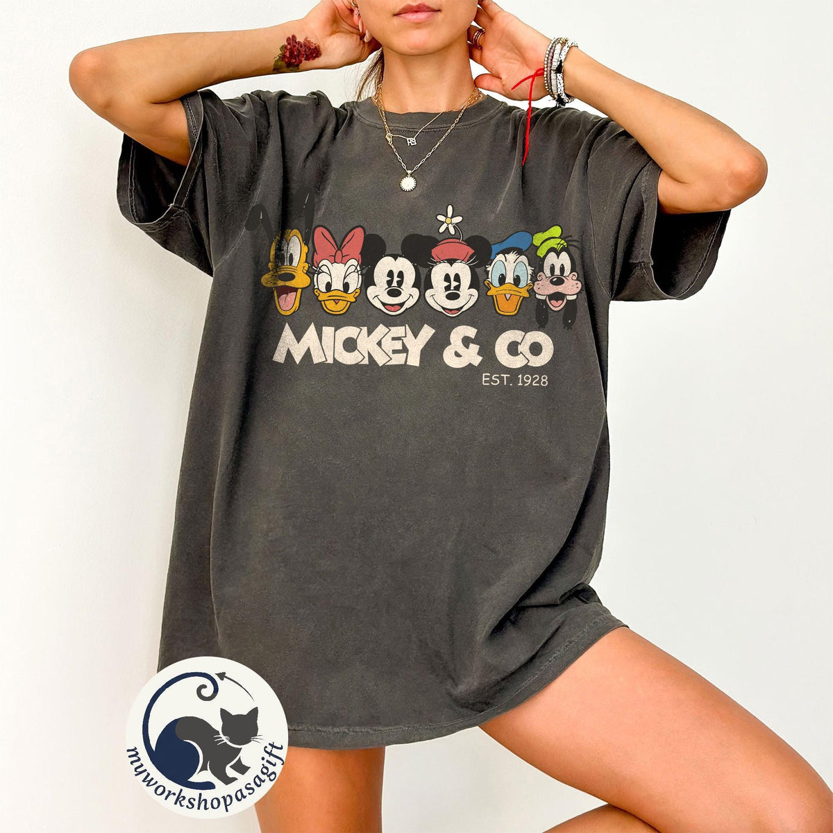 Mickey and Co Comfort Colors — Gildan Sweatshirt fan art by Snagva (5)